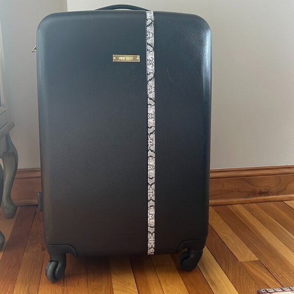 Nine West Black Plastic Hardshell luggage - Picture 1 of 5